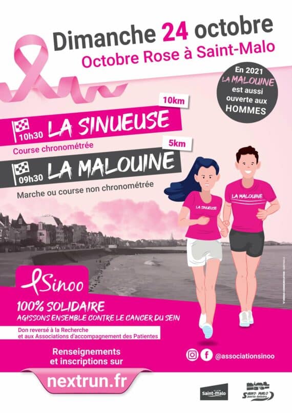 Courses solidaires La Sinueuse et la Malouine