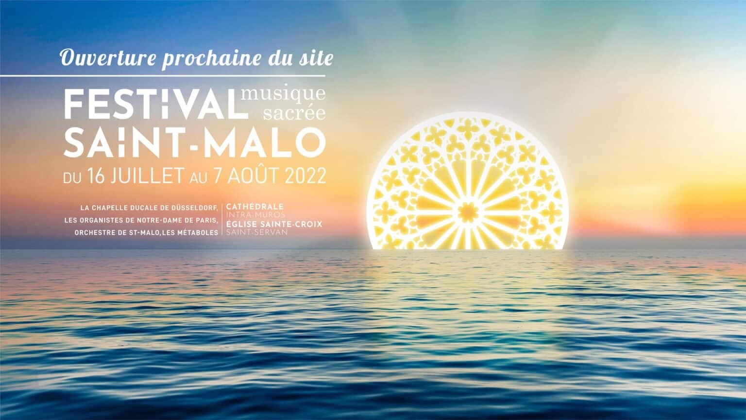 Festival Musique Sacrée 2022 à SaintMalo