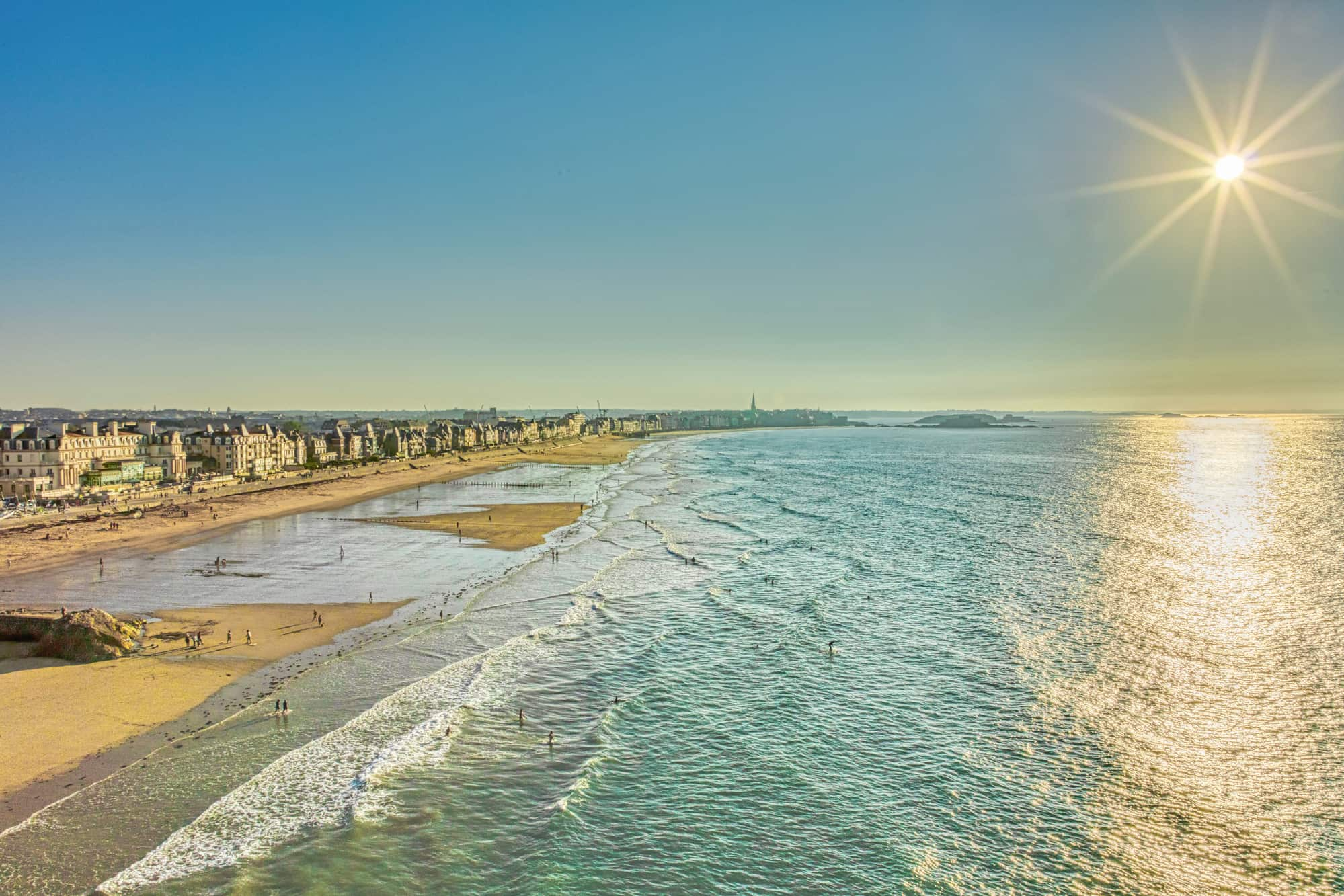 Saint Malo plage mer été