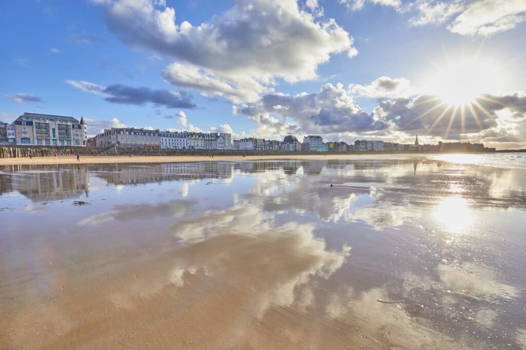 plage du sillon saint malo